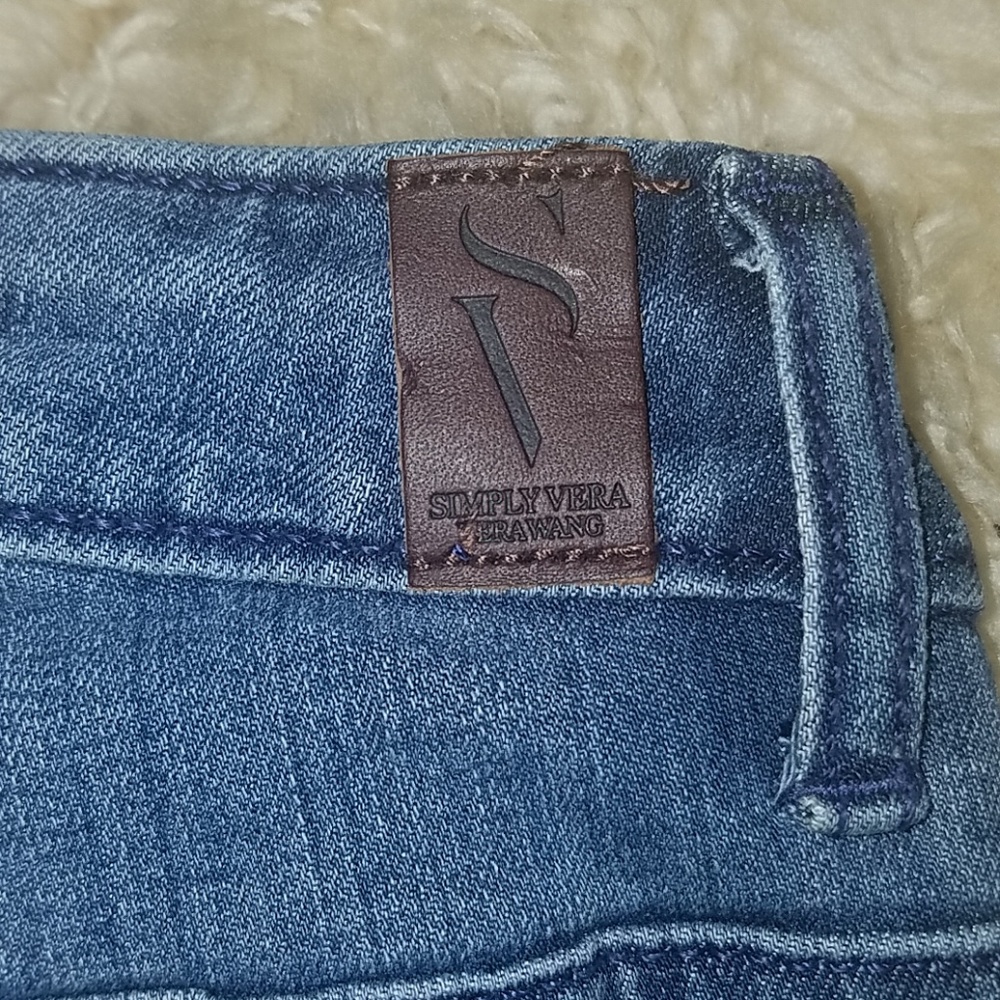 Women's Simply Vera Vera Wang Denim Jeans capris - Picture 7 of 8